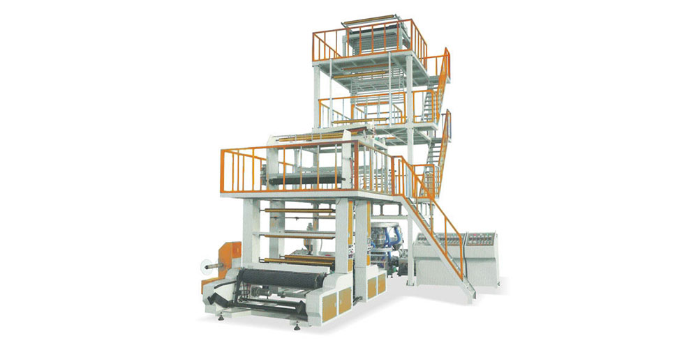 CH-HL-3FM1000/1200/1500三層共擠旋轉機頭吹膜機